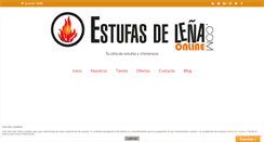 Desktop Screenshot of estufasdelenaonline.com